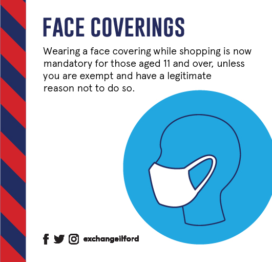 Face coverings are now mandatory Face coverings are now mandatory